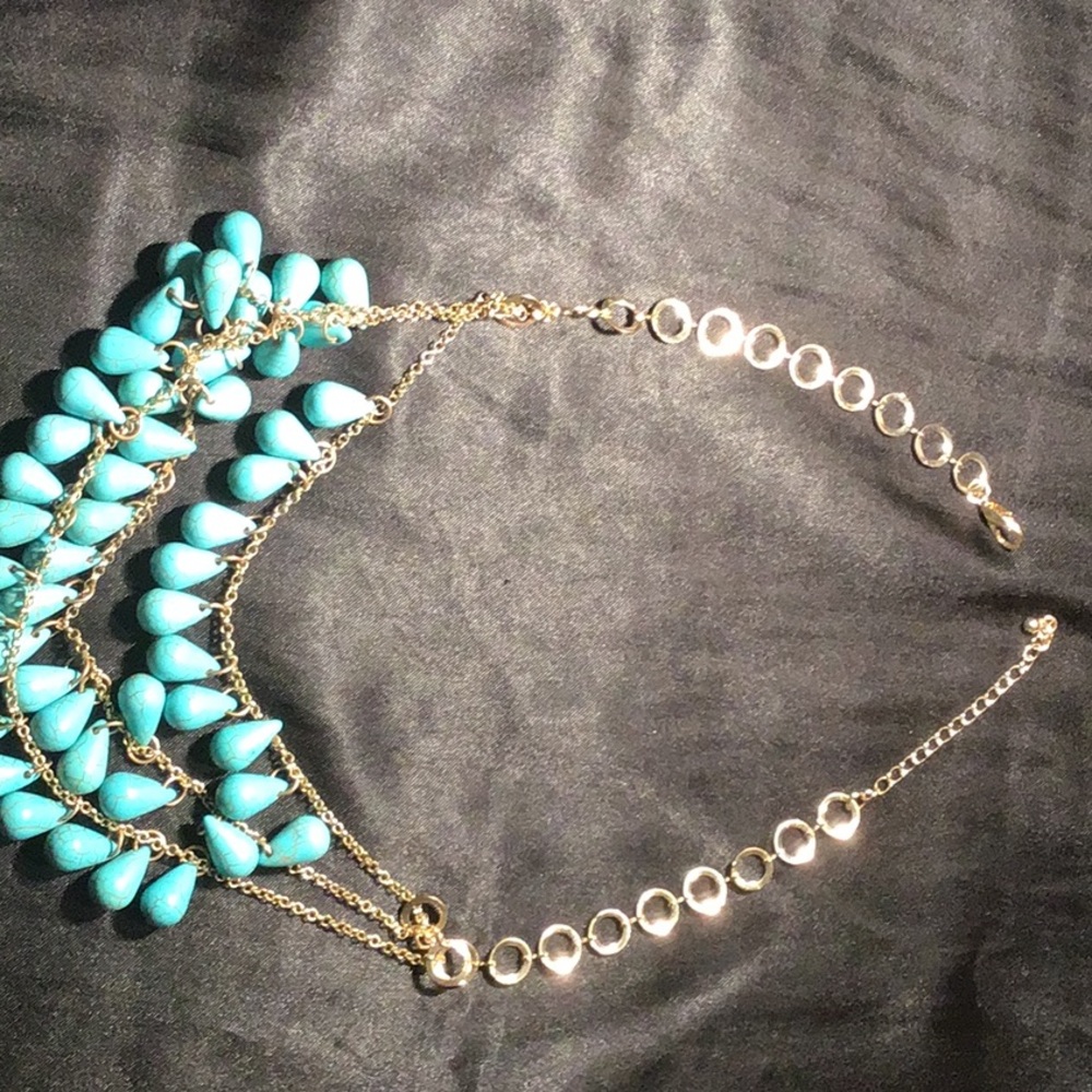Women’s necklace and earrings